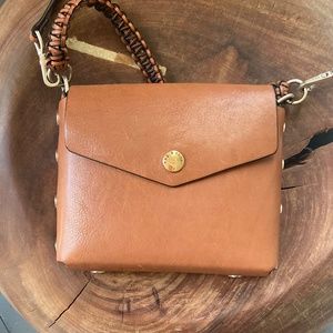Rag & Bone Atlas small crossbody square leather bag.